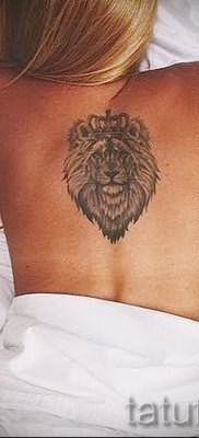 тату лев с короной – фото для статьи про значение татуировки – tatufoto.ru – 34