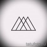 Эскиз для татуировки с треугольником - интересный вариант - tatufoto.ru - 41