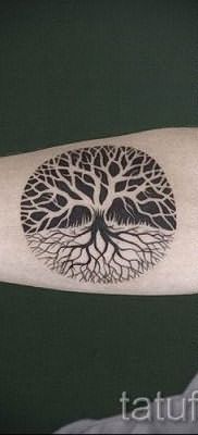 Тату дерево жизни фото для статьи про значение татуировки 15
