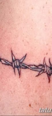фото тату колючая проволока от 26.07.2017 №013 – Tattoo barbed wire_tatufoto.com