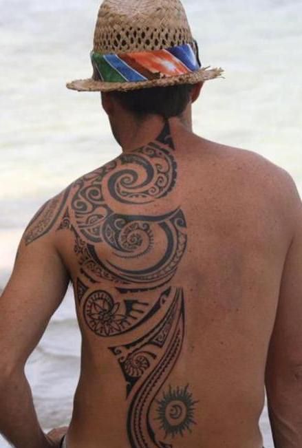 татуировки в полинезийском стиле