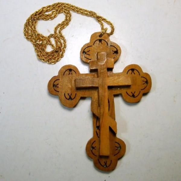 Восьмиконечный православный крест нательный