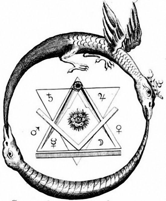 Гексаграмма расположена в центре эмблемы Теософского общества