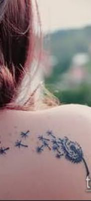 фото одуванчик с птицами (Dandelion Tatto) (значение) – пример рисунка – 020 tatufoto.com