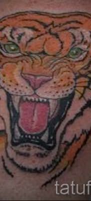 фото тату оскал тигра для статьи про значение татуировки с оскалом – tatufoto.ru – 25