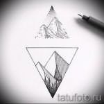 Эскиз для татуировки с треугольником - интересный вариант - tatufoto.ru - 10