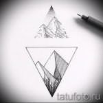 Эскиз для татуировки с треугольником - интересный вариант - tatufoto.ru - 8