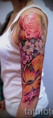 значение татуировки пион для девушек – фото пример татуировки от 15052016 4