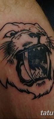 фото тату саблезубый тигр от 25.07.2017 №015 – Tattoo saber-toothed tiger