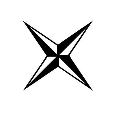 символ четырехконечная звезда