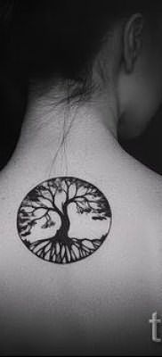 Тату дерево жизни фото для статьи про значение татуировки 13