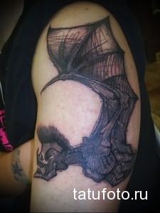 Значение татуировки летучая мышь 5