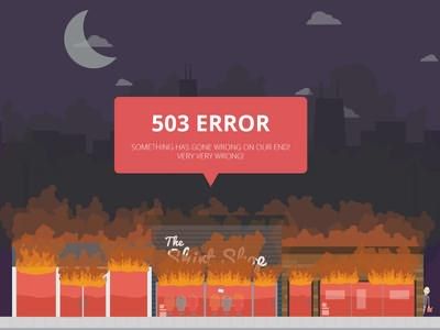 ошибка сервера код 503