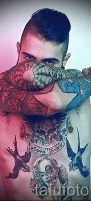 Фото тату звезды на локтях для статьи про значение рисунка татуировки – tatufoto.ru – 19
