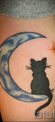 фото тату с черной кошкой для статьи про значение татуировки – tatufoto.ru – 32