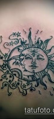 фото тату солнце и луна (значение) – пример интересного рисунка тату – 046 tatufoto.com