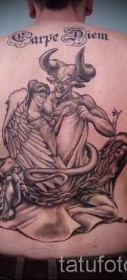 фото тату ангел и демон для статьи про значение рисунка татуировки – tatufoto.ru – 21