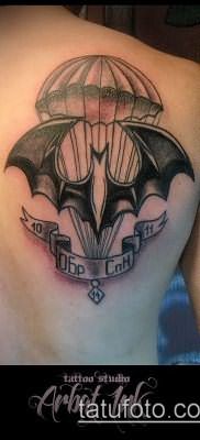 Фото тату летучая мышь в армии – 06062017 – пример – 058 Tattoo bat in the army