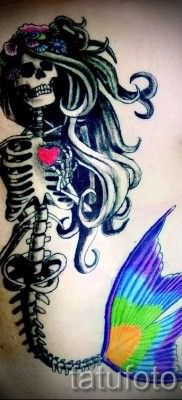 Тату русалка – фото готовой татуировки от 10012016 1