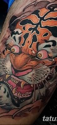 фото тату саблезубый тигр от 25.07.2017 №002 – Tattoo saber-toothed tiger