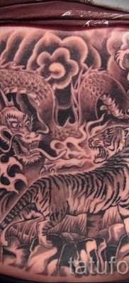фото тату тигр и дракон для статьи про значение татуировки – tatufoto.ru – 16