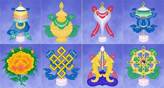 восемь символов буддизма