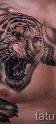 фото тату оскал тигра для статьи про значение татуировки с оскалом – tatufoto.ru – 11