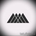 Эскиз для татуировки с треугольником - интересный вариант - tatufoto.ru - 35