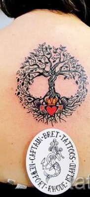 Тату дерево жизни фото для статьи про значение татуировки 38