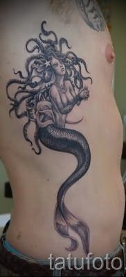 Тату русалка – фото готовой татуировки от 10012016 22