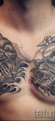 фото тату тигр и дракон для статьи про значение татуировки – tatufoto.ru – 12