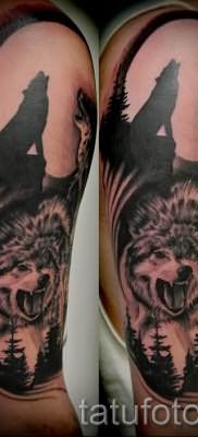 фото тату воющий волк для статьи про значение тату воющий волк – tatufoto.ru – 44