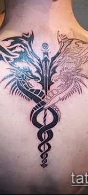 Фото тату крылья Гермеса – 06072017 – пример – 036 Tattoo wings of Hermes