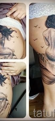 Тату русалка – фото готовой татуировки от 10012016 12