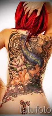 Тату русалка – фото готовой татуировки от 10012016 7