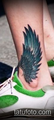 Фото тату крылья Гермеса – 06072017 – пример – 038 Tattoo wings of Hermes
