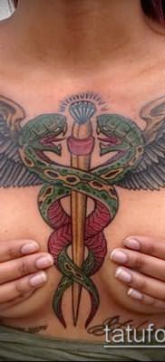 Фото тату крылья Гермеса – 06072017 – пример – 015 Tattoo wings of Hermes