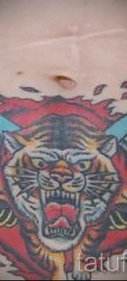 фото тату оскал тигра для статьи про значение татуировки с оскалом – tatufoto.ru – 27