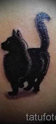 фото тату с черной кошкой для статьи про значение татуировки – tatufoto.ru – 19