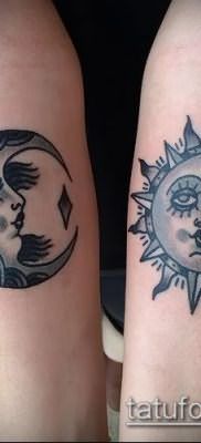 фото тату солнце и луна (значение) – пример интересного рисунка тату – 048 tatufoto.com