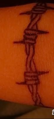 фото тату колючая проволока от 26.07.2017 №043 – Tattoo barbed wire_tatufoto.com