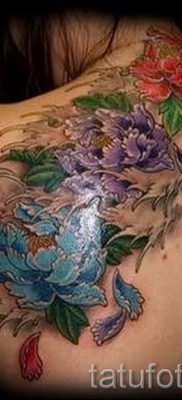 тату японский пион значение – фото пример татуировки от 15052016 3