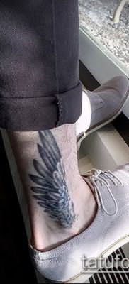 Фото тату крылья Гермеса – 06072017 – пример – 029 Tattoo wings of Hermes