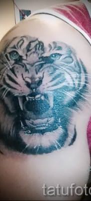 фото тату оскал тигра для статьи про значение татуировки с оскалом – tatufoto.ru – 20