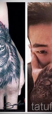 тату лев с короной – фото для статьи про значение татуировки – tatufoto.ru – 49