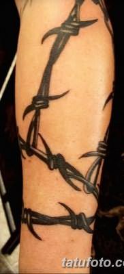 фото тату колючая проволока от 26.07.2017 №028 – Tattoo barbed wire_tatufoto.com
