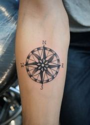 что означает тату компас