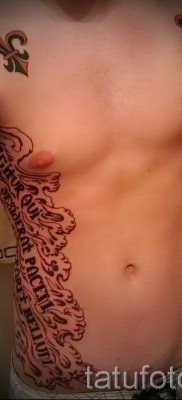 Королевская лилия тату фото – на два плеча – мужчская работа