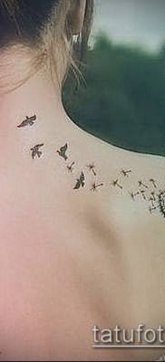 фото одуванчик с птицами (Dandelion Tatto) (значение) – пример рисунка – 003 tatufoto.com