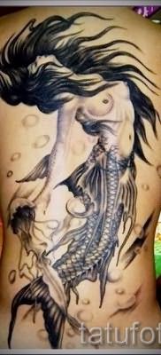 Тату русалка – фото готовой татуировки от 10012016 3